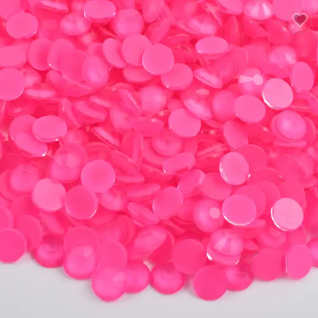 133 Neon Pure Rose - Premium Rhinestones