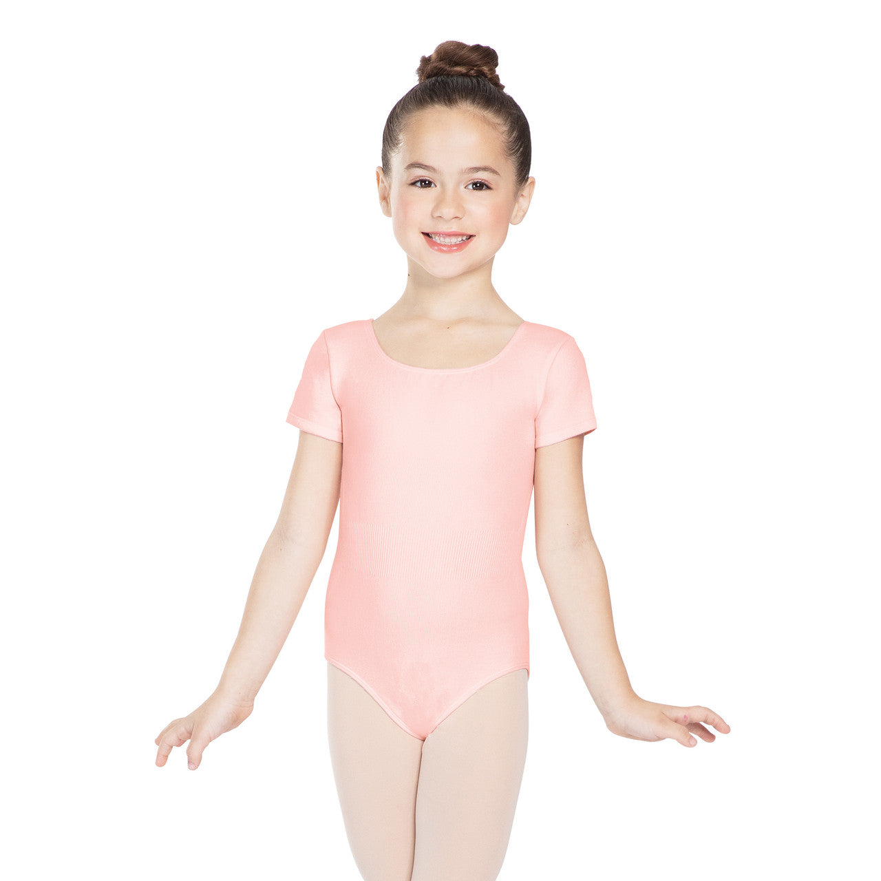 Seamless Rhinestone Criss Cross Back Leotard