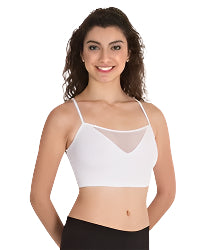 Strappy Mesh Back Crop