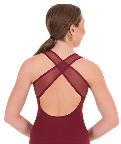 Mesh Strap Tank Bodysuit