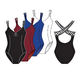 Mesh Strap Tank Bodysuit