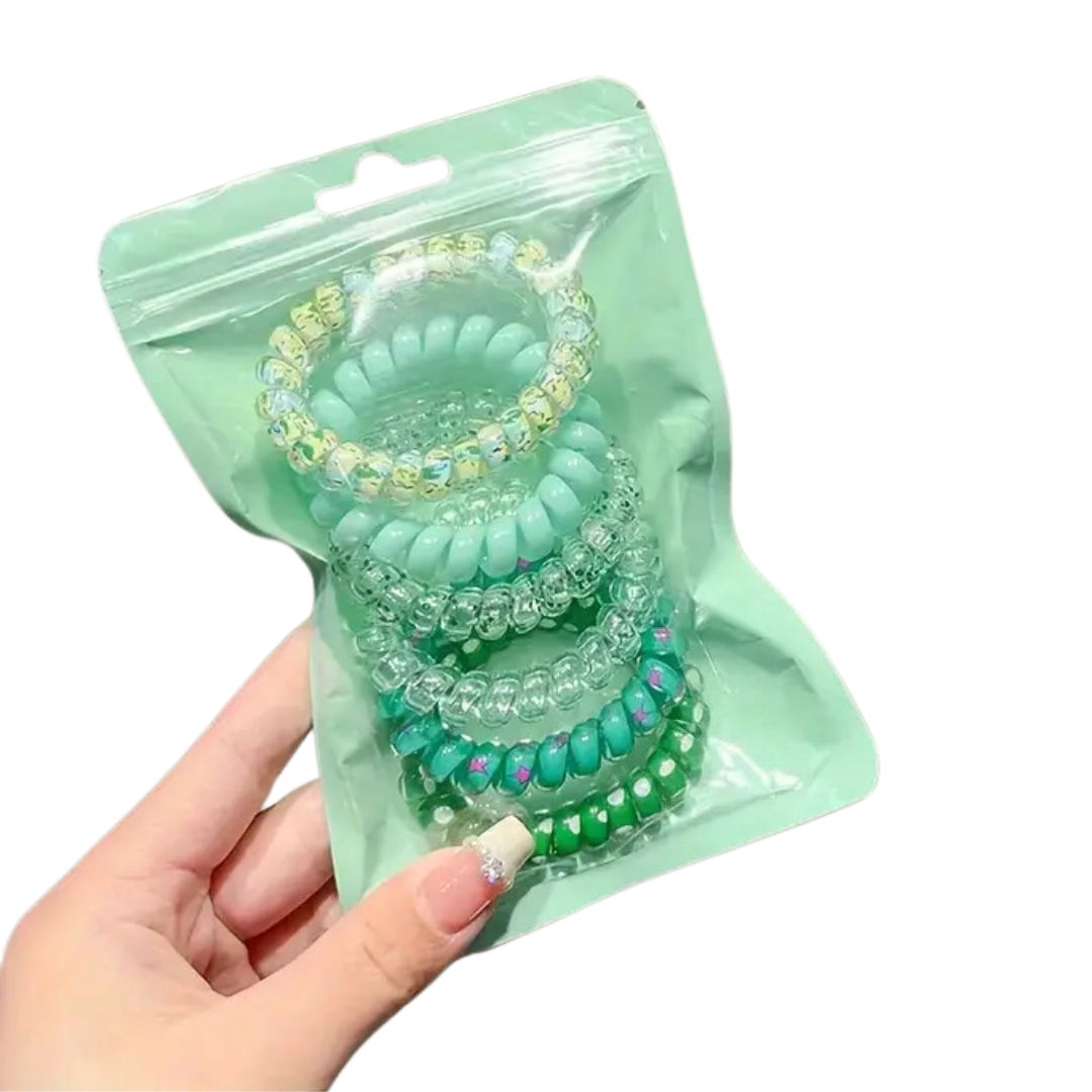 Telephone Cord Hair Ties