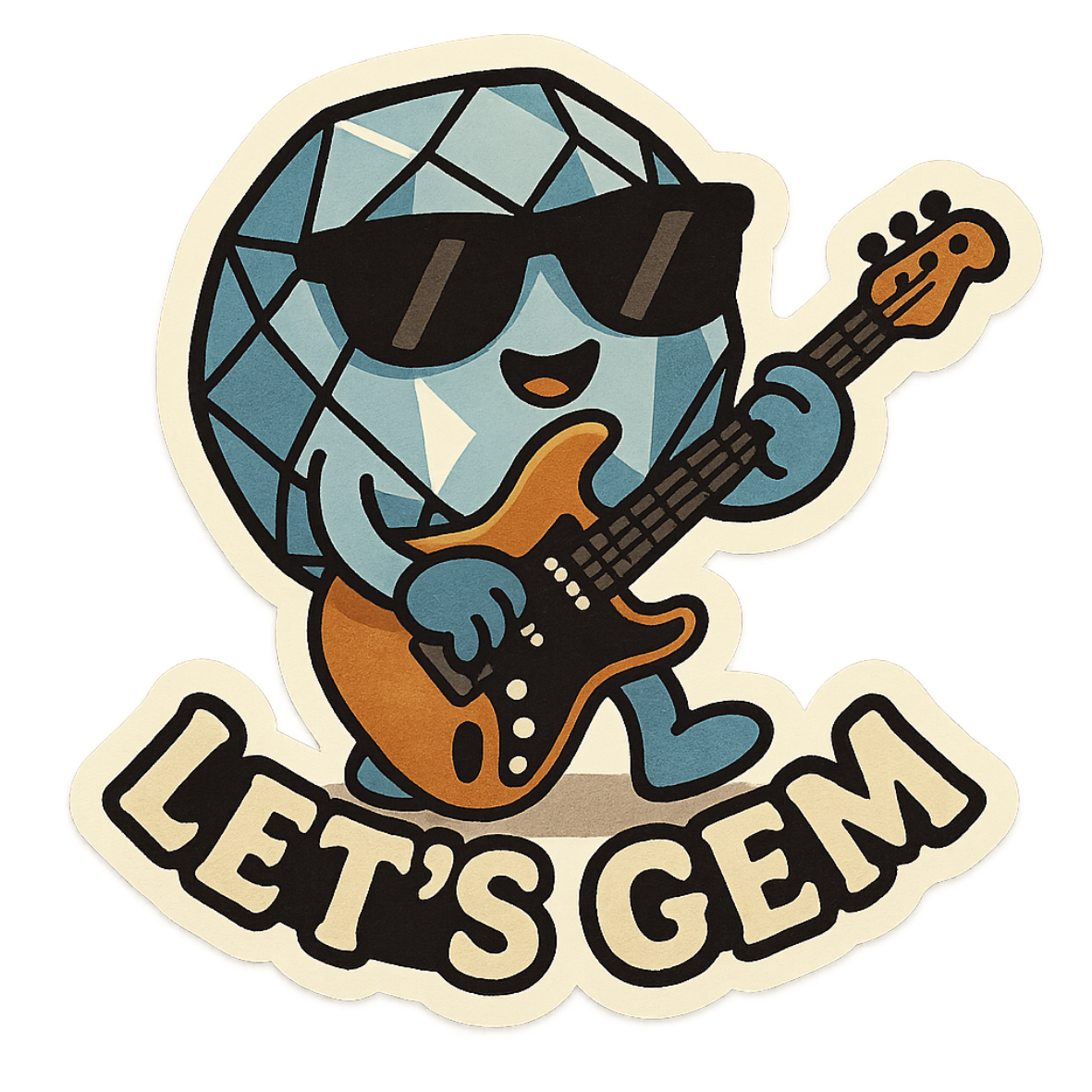 "Punny" Rhinestone Stickers