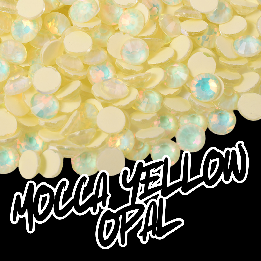 178 Mocca Yellow Opal - Premium Rhinestones