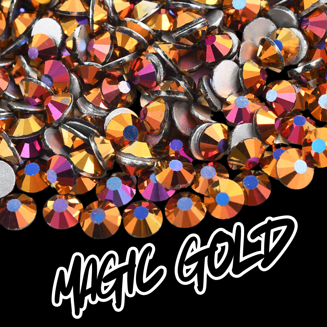 090 Magic Gold - Premium Rhinestones