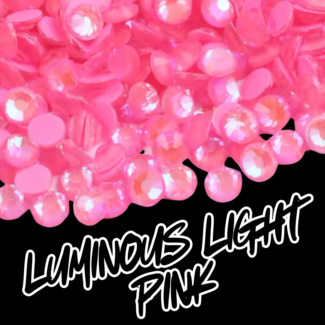 109 Luminous Lt. Pink - Premium Rhinestones