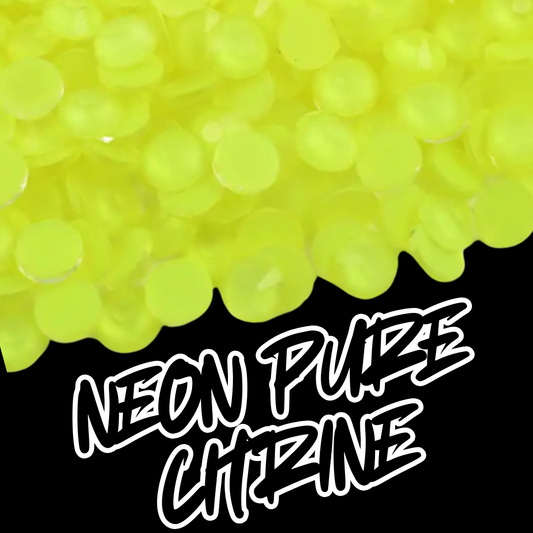 134 Neon Pure Citrine - Premium Rhinestones