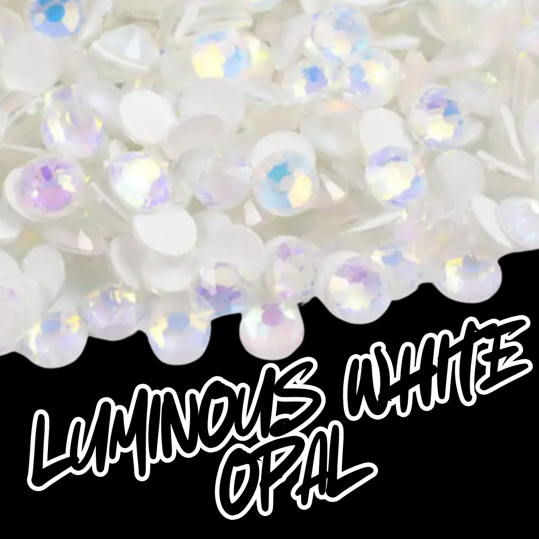 142 Luminous White Opal - Premium Rhinestones