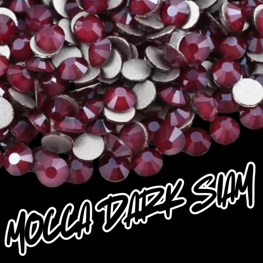 156 Mocca Dark Siam - Premium Rhinestones