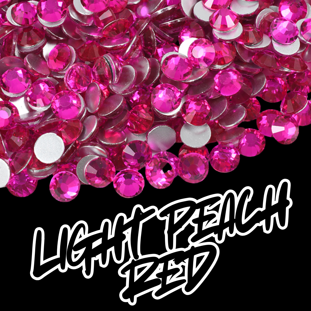 211 Light Peach Red - Premium Rhinestones