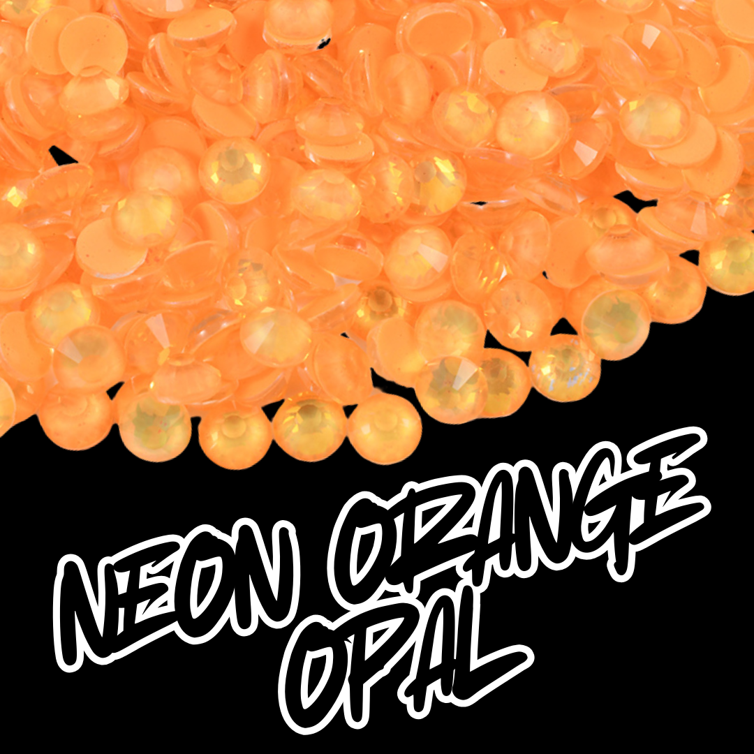 217 Neon Orange Opal - Premium Rhinestones