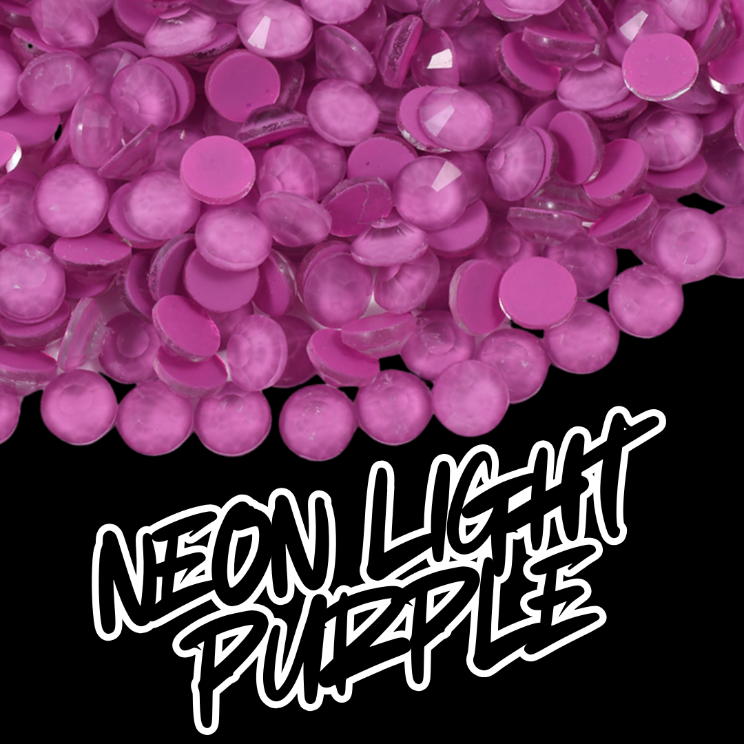 219 Neon Light Purple - Premium Rhinestones