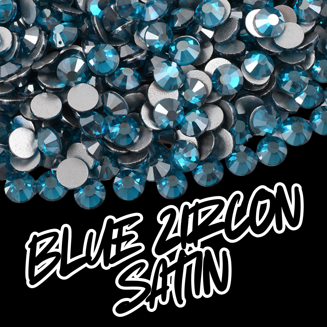 283 Blue Zircon Satin - Premium Rhinestones