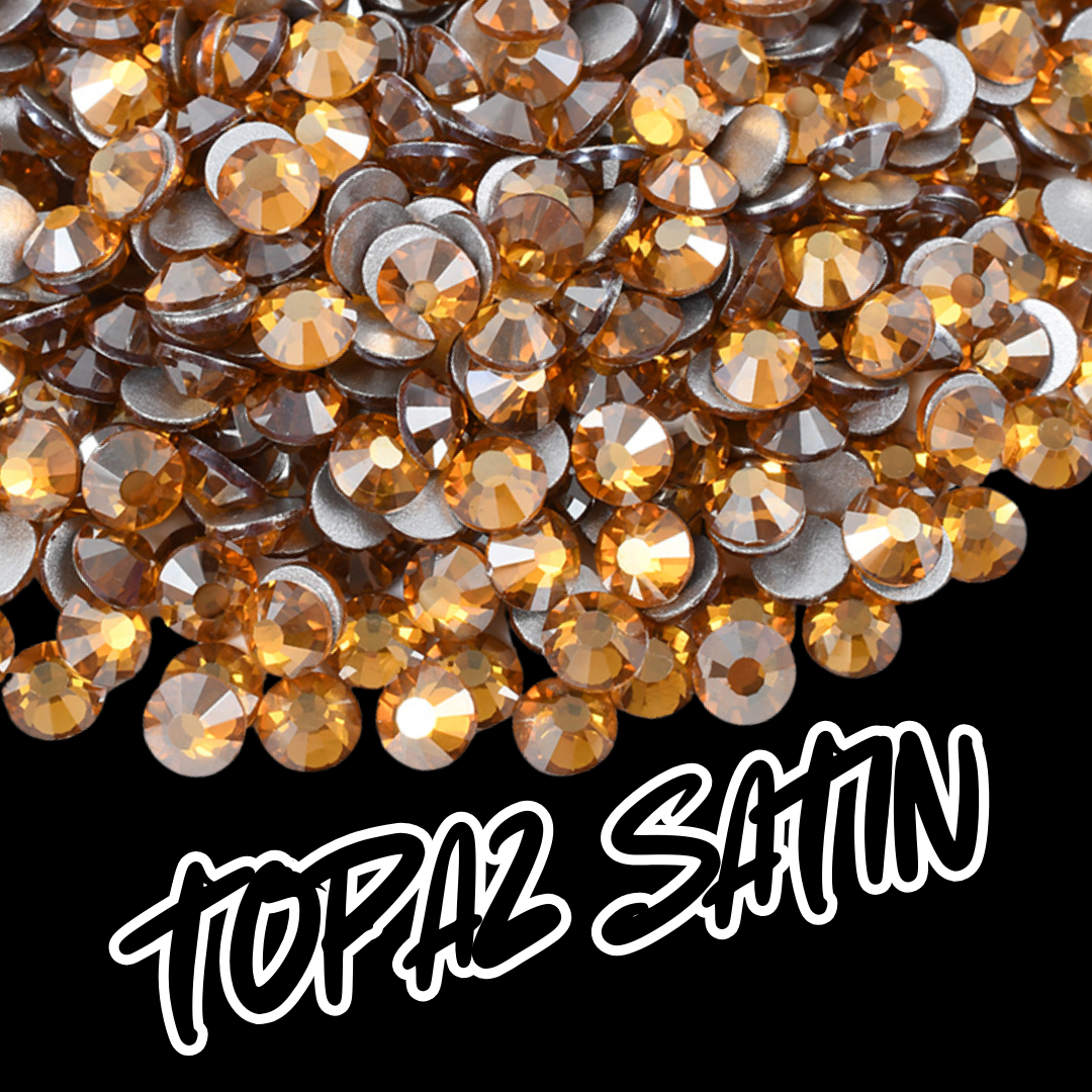 286 Topaz Satin - Premium Rhinestones