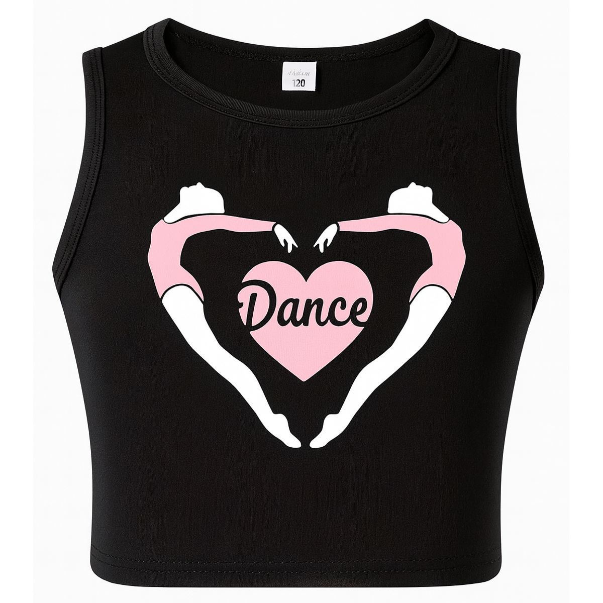I Heart Dance Cropped Tank