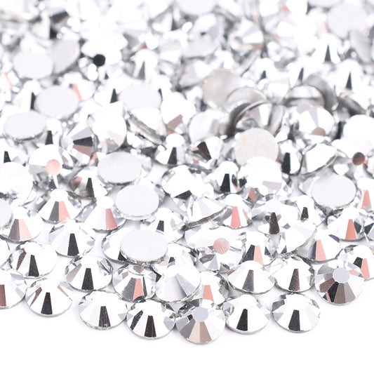 006 Silver - Premium Glass Crystal Flatback Rhinestones