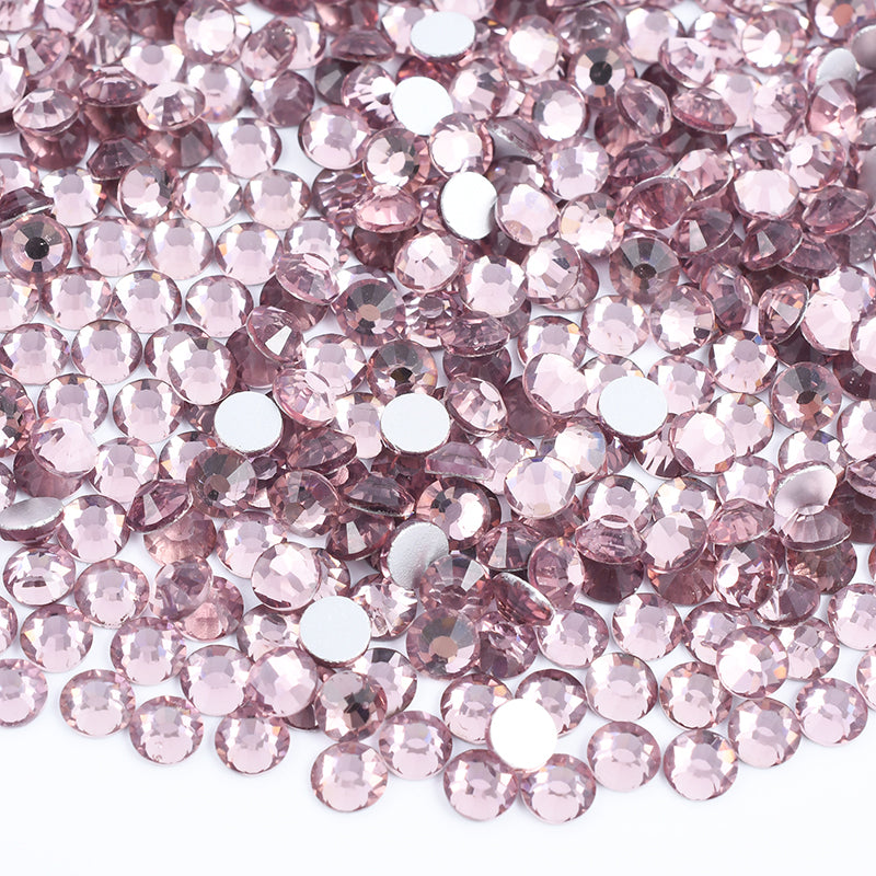 020 Lt. Amethyst - Premium Glass Crystal Flatback Rhinestones