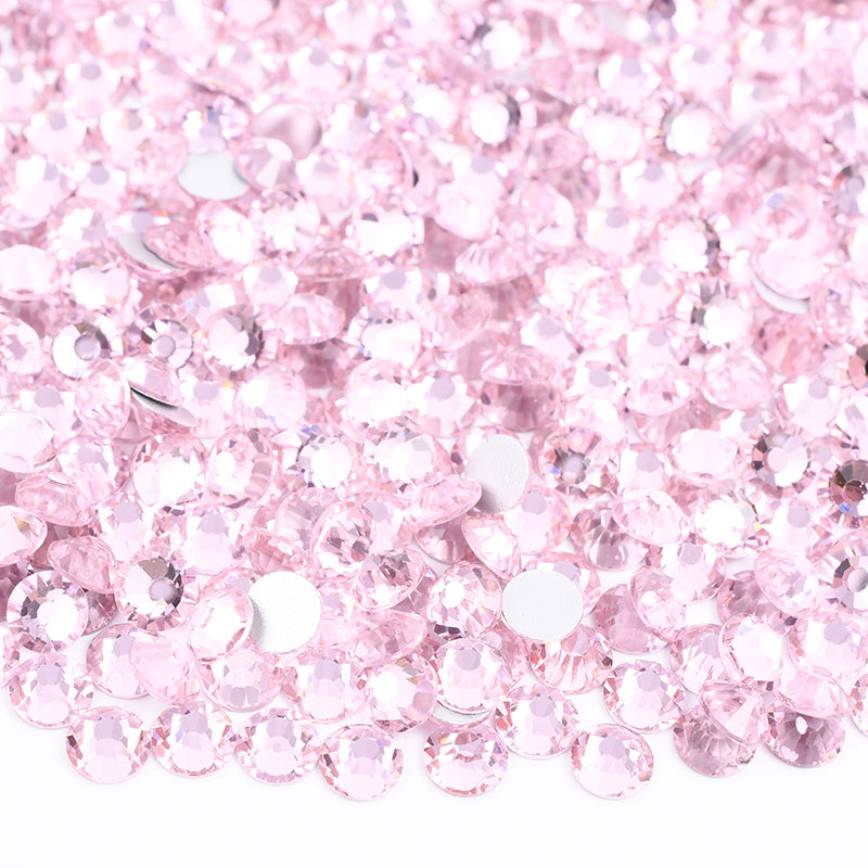 035 Lt. Rose - Premium Glass Crystal Flatback Rhinestones