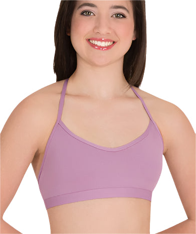 Body Wrappers Halter Open Back Bra