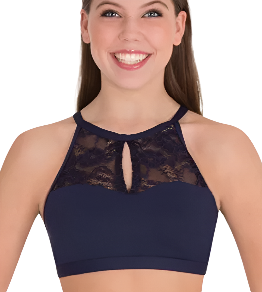 BodyWrappers Lace Yoke Top