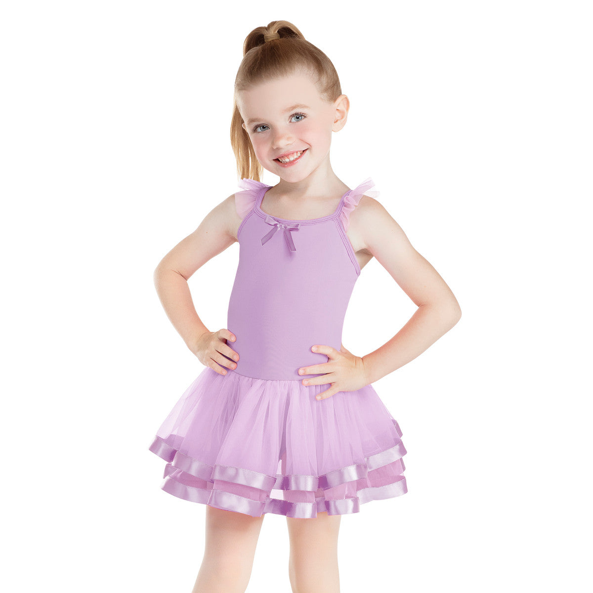 Girls Flutter Sleeve Dress