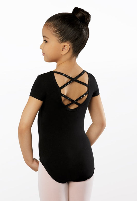 Weissman Kids Cotton Strappy Leotard
