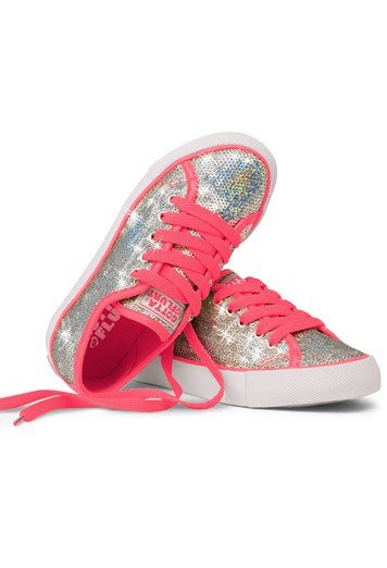 Sequins on sale and sneakers