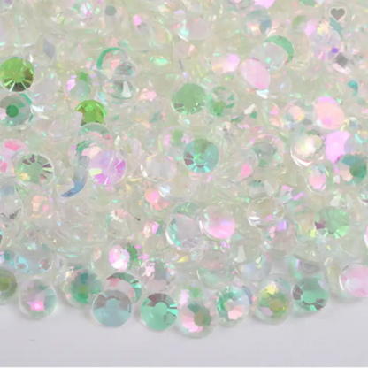 125 Polar Light Pink Green - Premium Rhinestones