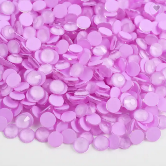 128 Neon Violet - Premium Glass Crystal Flatback Rhinestones