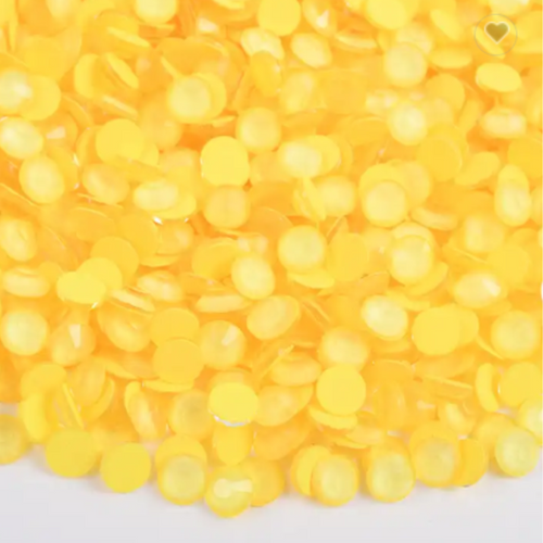 129 Neon Solid Yellow - Premium Rhinestones