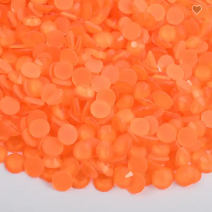 138 Neon Pure Orange - Premium Rhinestones