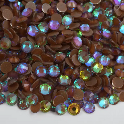 140 Luminous Coffee - Premium Rhinestones