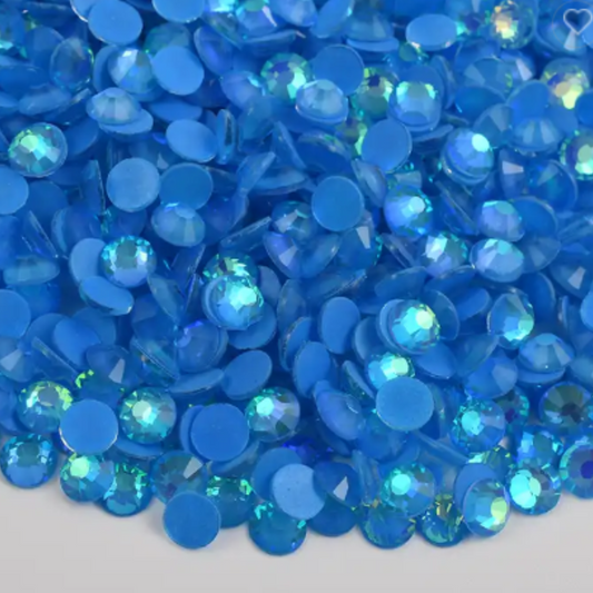 141 Luminous Sapphire - Premium Glass Crystal Flatback Rhinestones