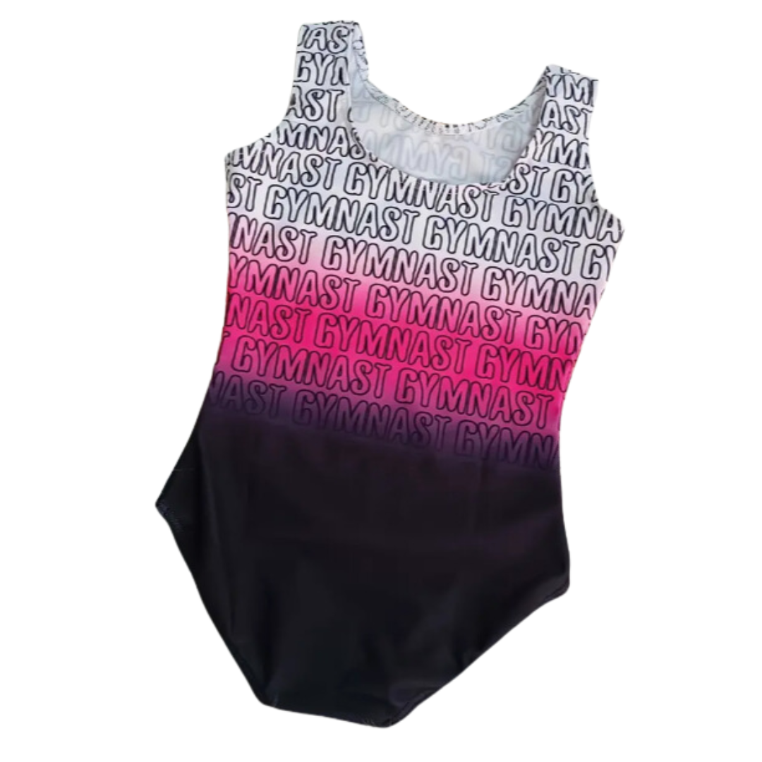 "Gymnast" Print Leotard