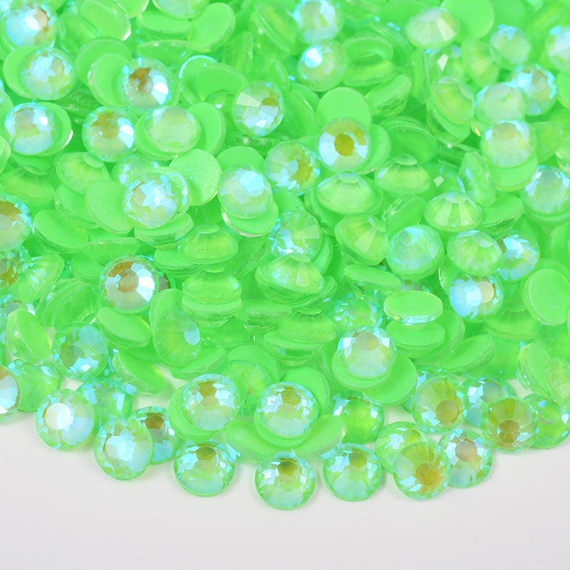 162 Luminous Apple Green - Premium Rhinestones