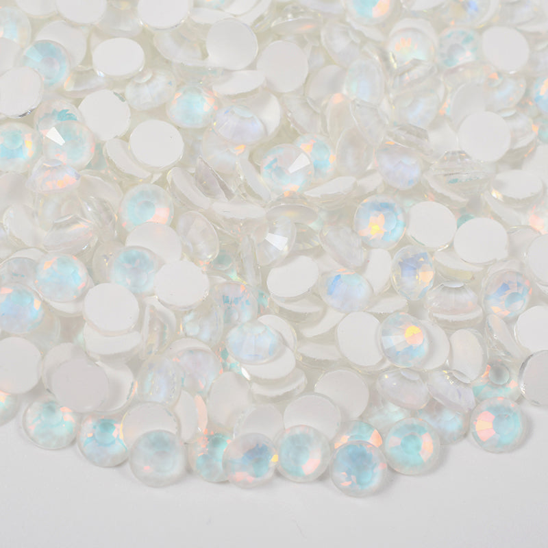 174 Mocca White Opal - Premium Rhinestones