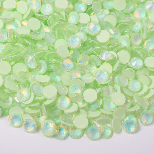 179 Mocca Lt. Emerald Opal - Premium Rhinestones