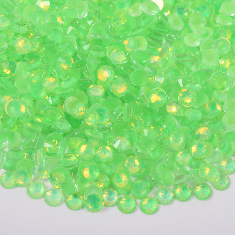 216 Neon Green Opal - Premium Rhinestones