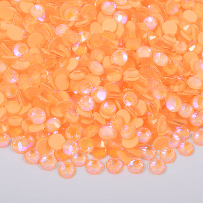 229 Luminous Mocca Coral Orange AB - Premium Rhinestones