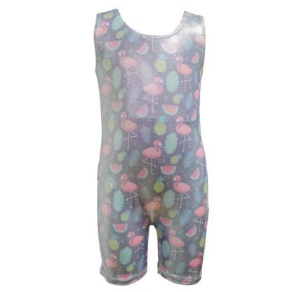 Flamingo Fiesta Biketard