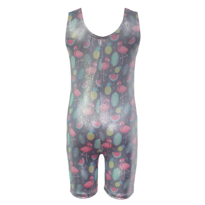 Flamingo Fiesta Biketard