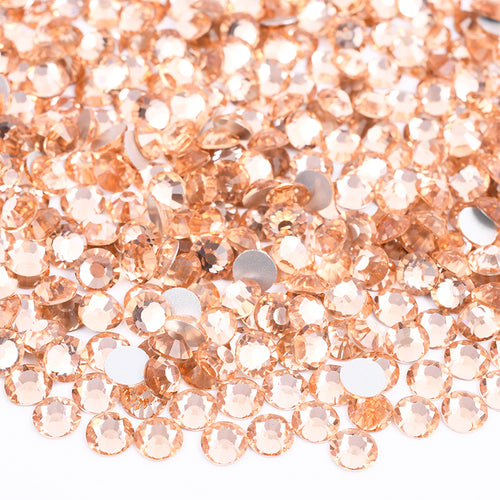 026 Lt. Peach - Premium Rhinestones