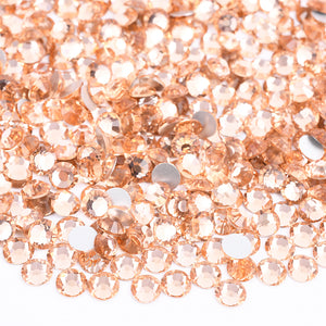 026 Lt. Peach - Premium Rhinestones