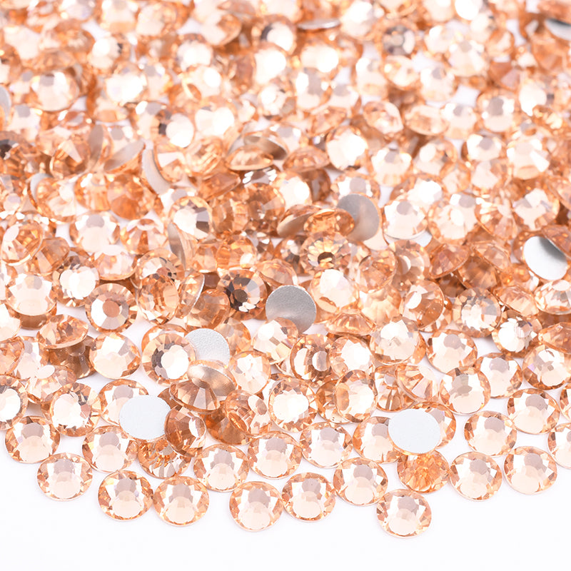 026 Lt. Peach - Premium Rhinestones