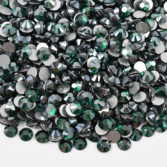 287 Emerald Satin - Premium Rhinestones