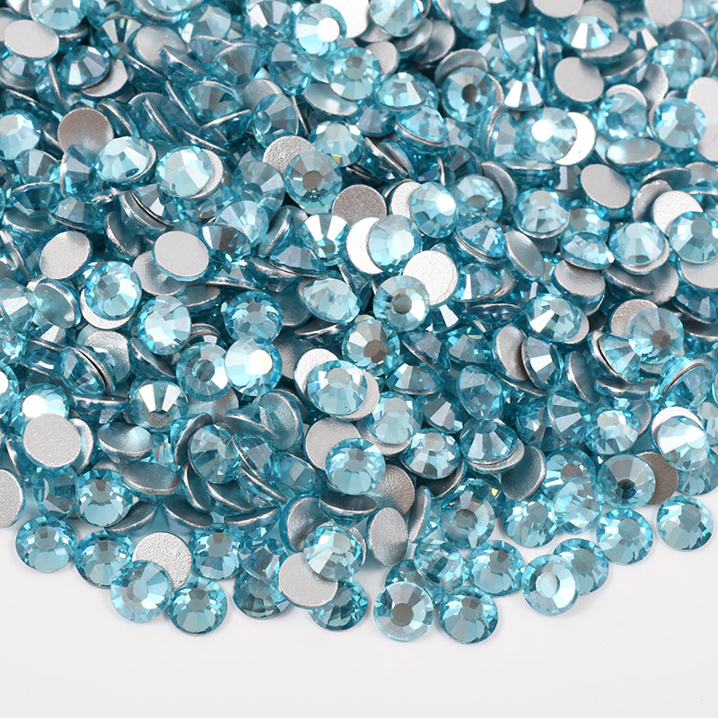 290 Aquamarine Satin - Premium Rhinestones