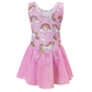 Girls Rainbow Printed Skirted Leotard