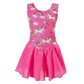 Girls Rainbow Printed Skirted Leotard