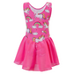 Girls Rainbow Printed Skirted Leotard