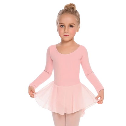 Long Sleeve Skirted Leotard